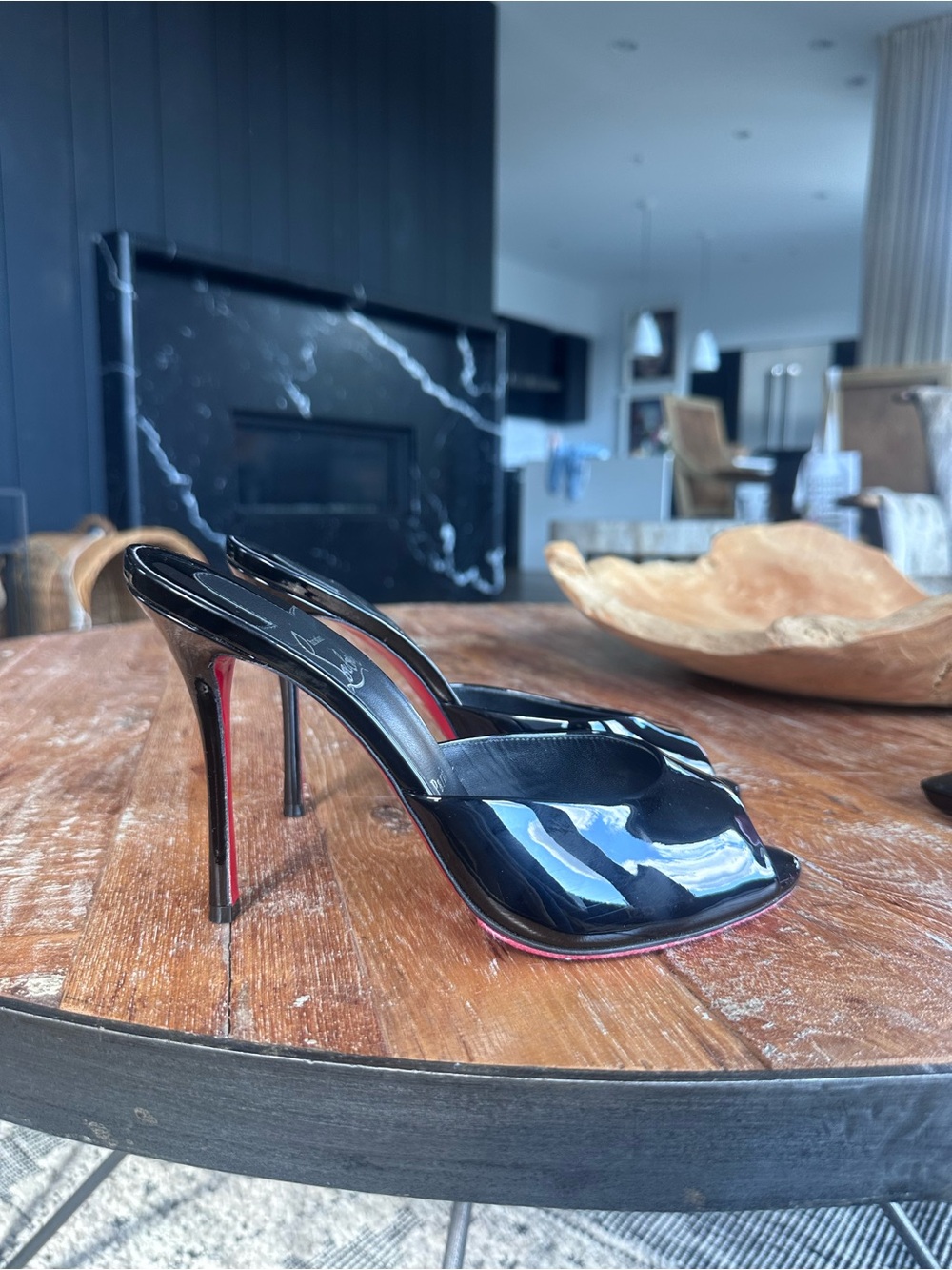 Christian Louboutin Black Patent Me Dolly 100mm - Picture 1 of 10